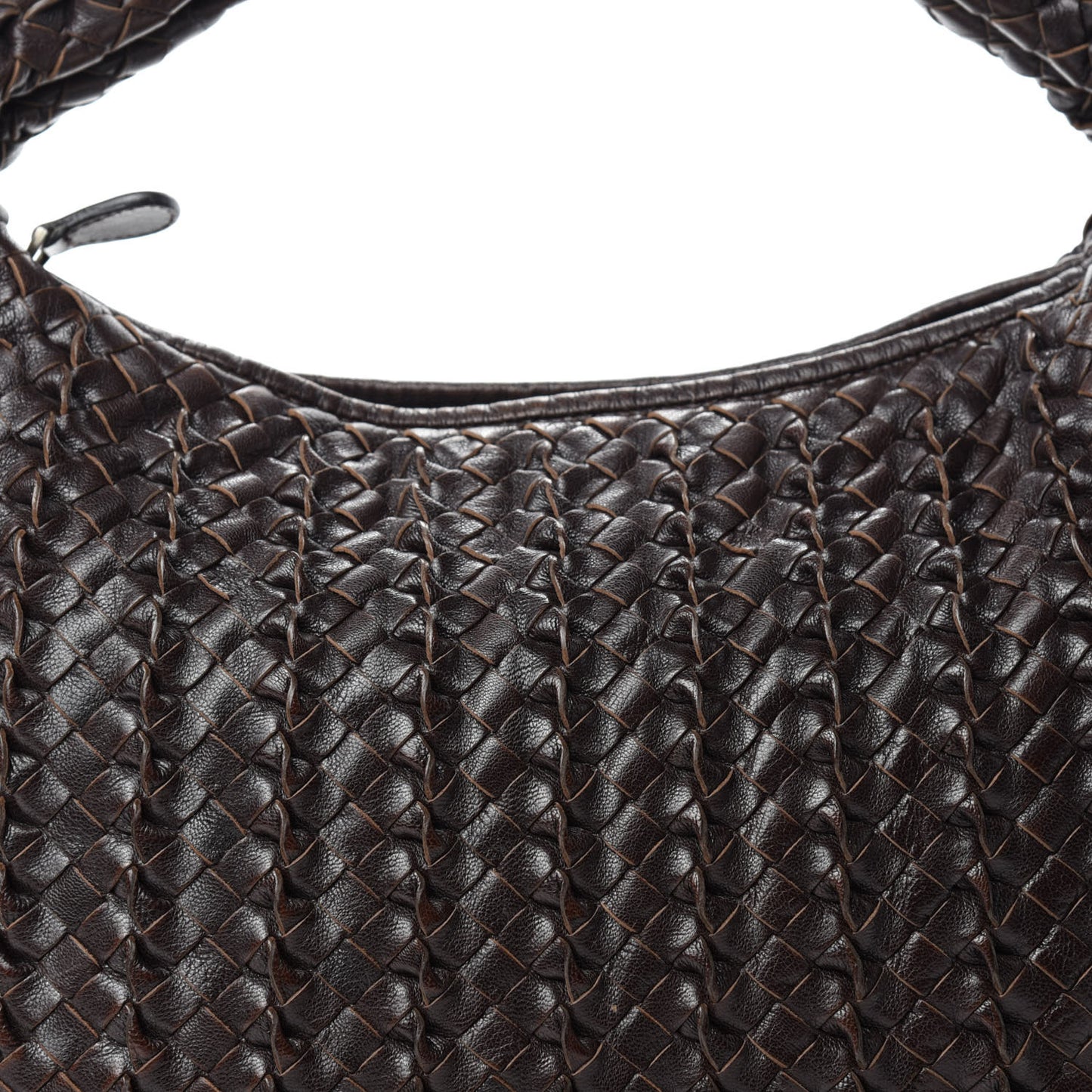 Nappa Intrecciato Medium Tornabuoni Hobo Ebano