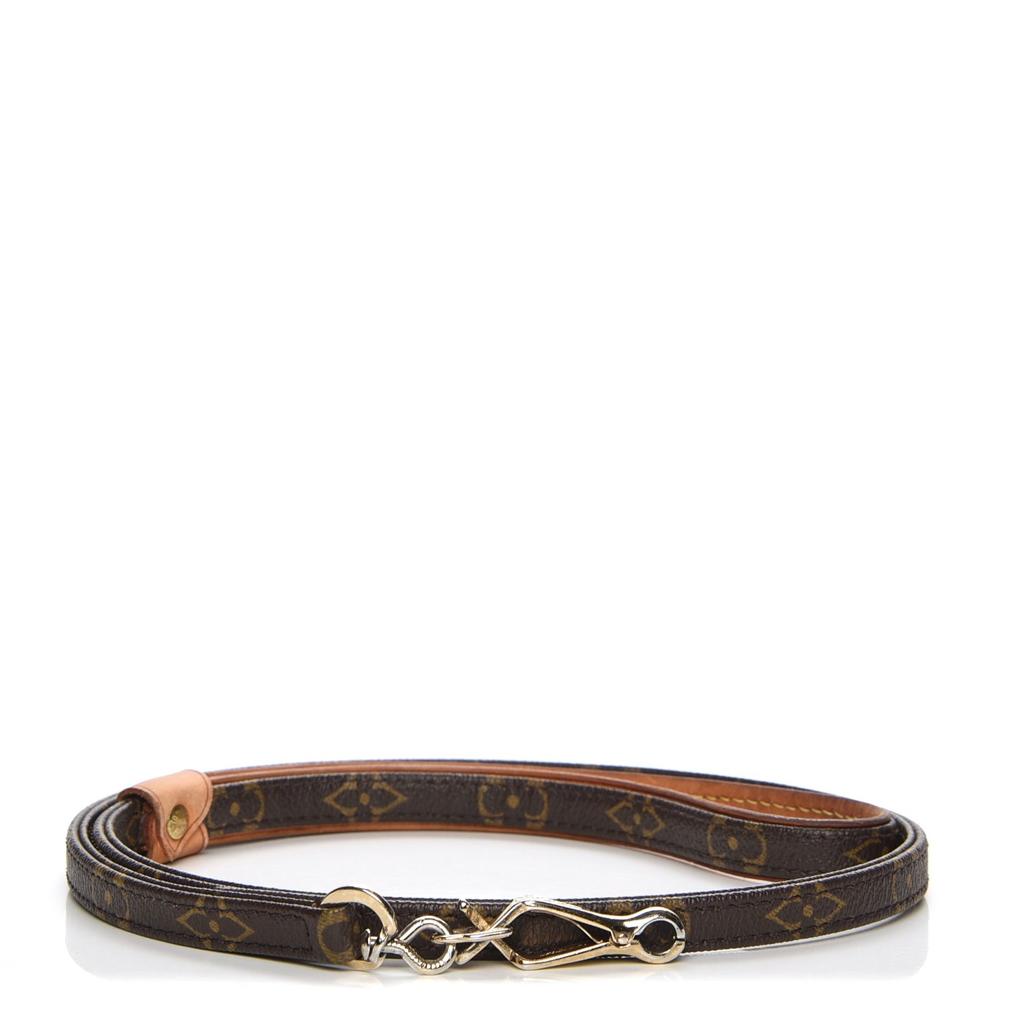 Monogram Baxter Dog Leash MM