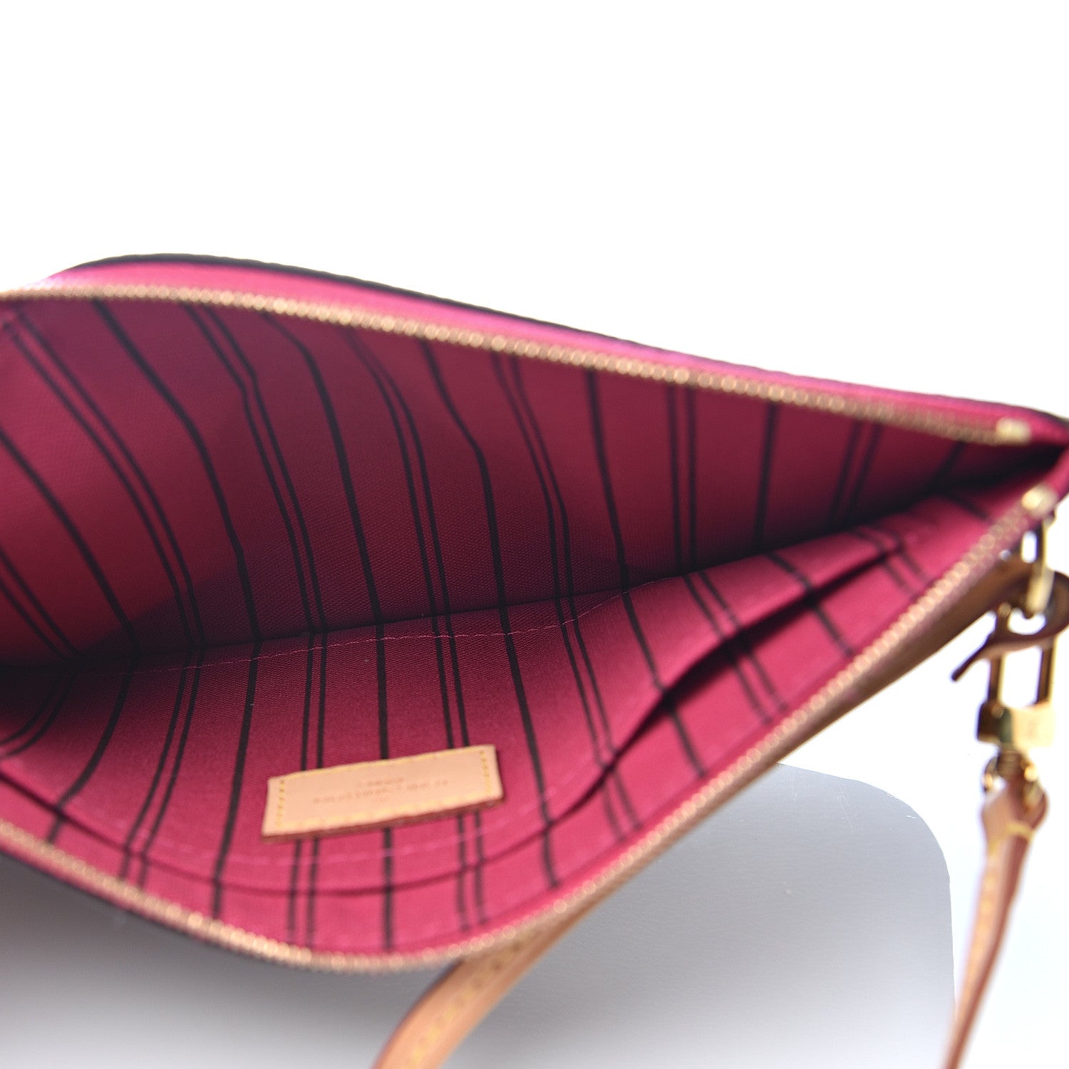 Louis Vuitton Monogram Neverfull MM GM Pochette Pivoine 4 of 8