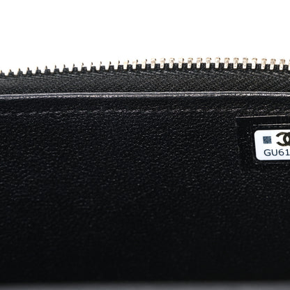 Chanel Lambskin Quilted Enamel Coco Casino Small Vanity Case With Chain Black 7 of 10