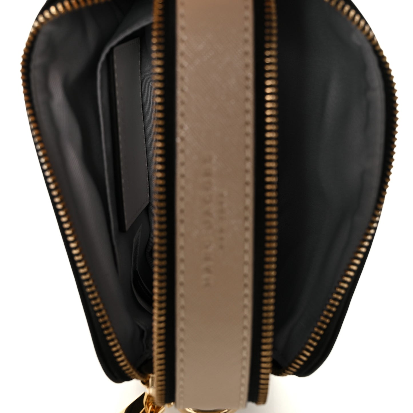 Saffiano Small Snapshot Camera Bag Moon White Multi