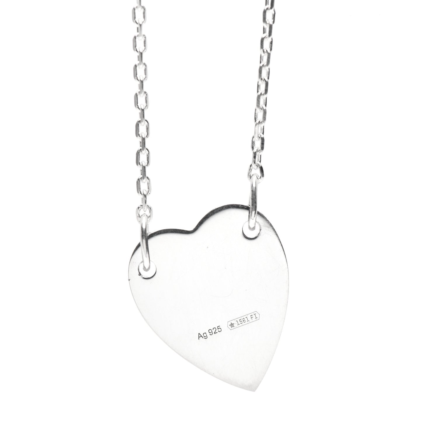 Sterling Silver Trademark Heart Bracelet