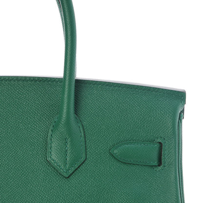 Hermes Epsom Birkin 30 Vert Vertigo 28 of 35