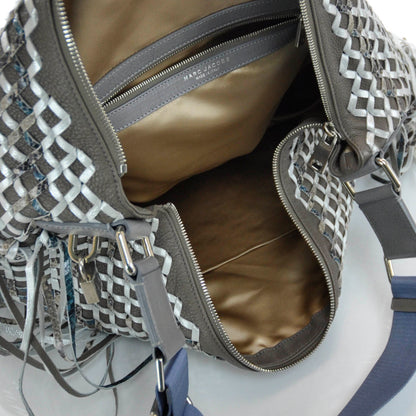 Marc Jacobs Woven Leather Boho Fringe Hobo 7 of 7