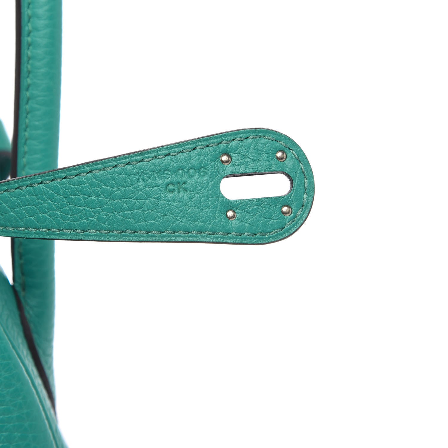 Hermes Taurillon Clemence Lindy 26 Blue Paon 6 of 9