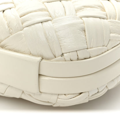 Bottega Veneta Foulard Intrecciato Minaudiere Knot Clutch Bone 13 of 13