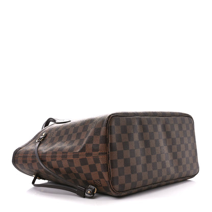 Louis Vuitton Damier Ebene Neo Neverfull MM Rose Ballerine 5 of 16