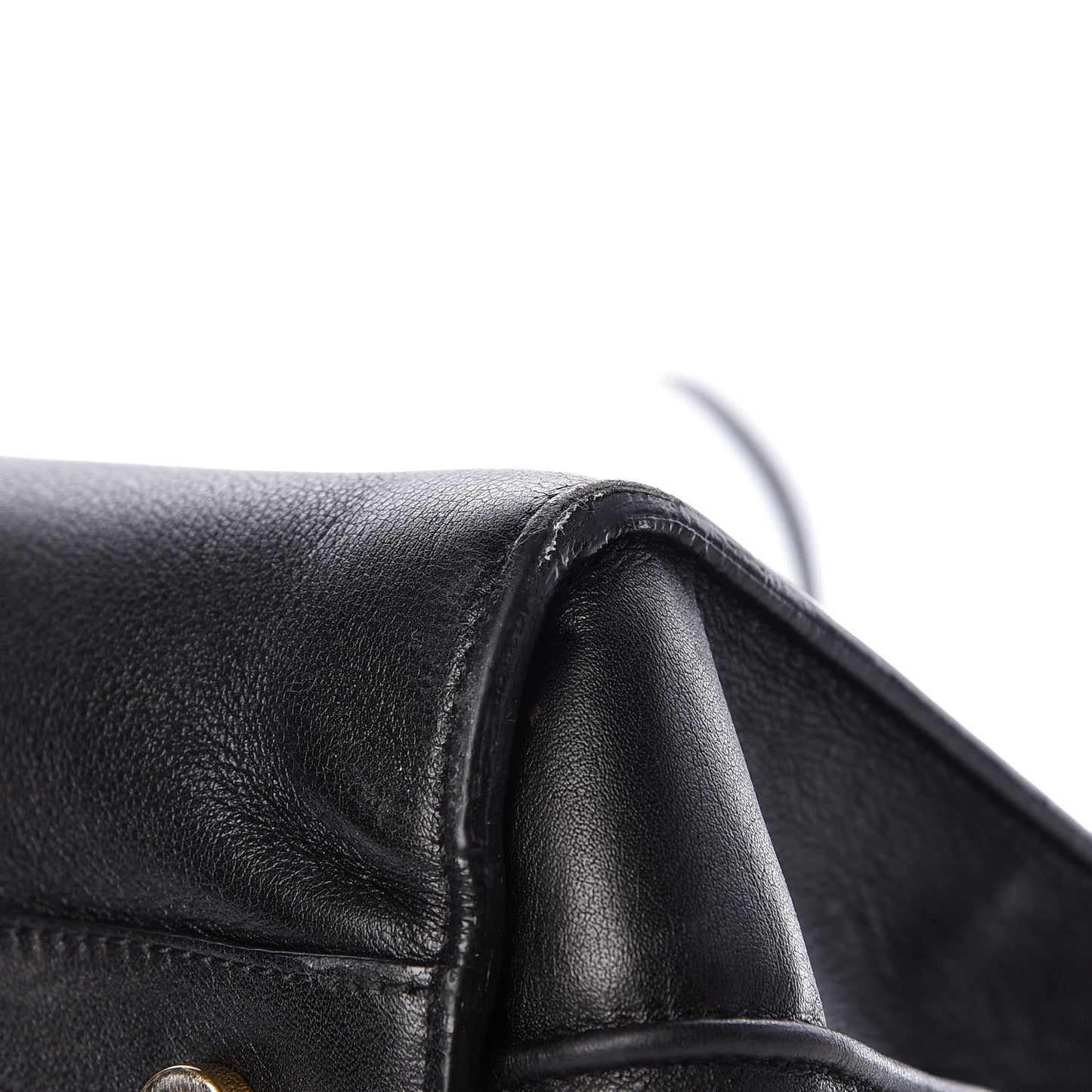 Calfskin Small Sac De Jour Black