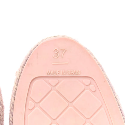 Chanel Lambskin CC Espadrilles 37 Light Pink 6 of 16