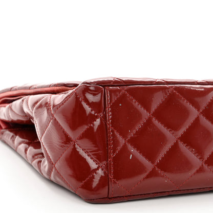 Chanel Patent Quilted Maxi Double Flap Red 9 of 19