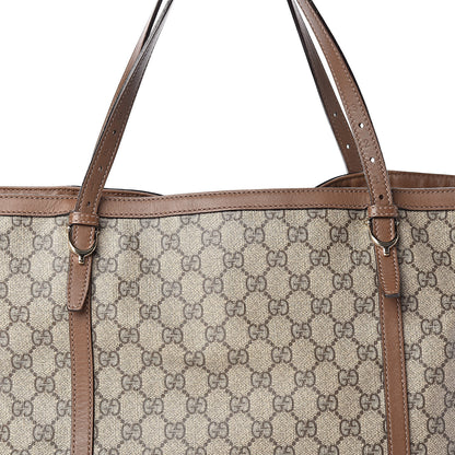 Gucci GG Supreme Monogram Medium Nice Tote Brown 13 of 13
