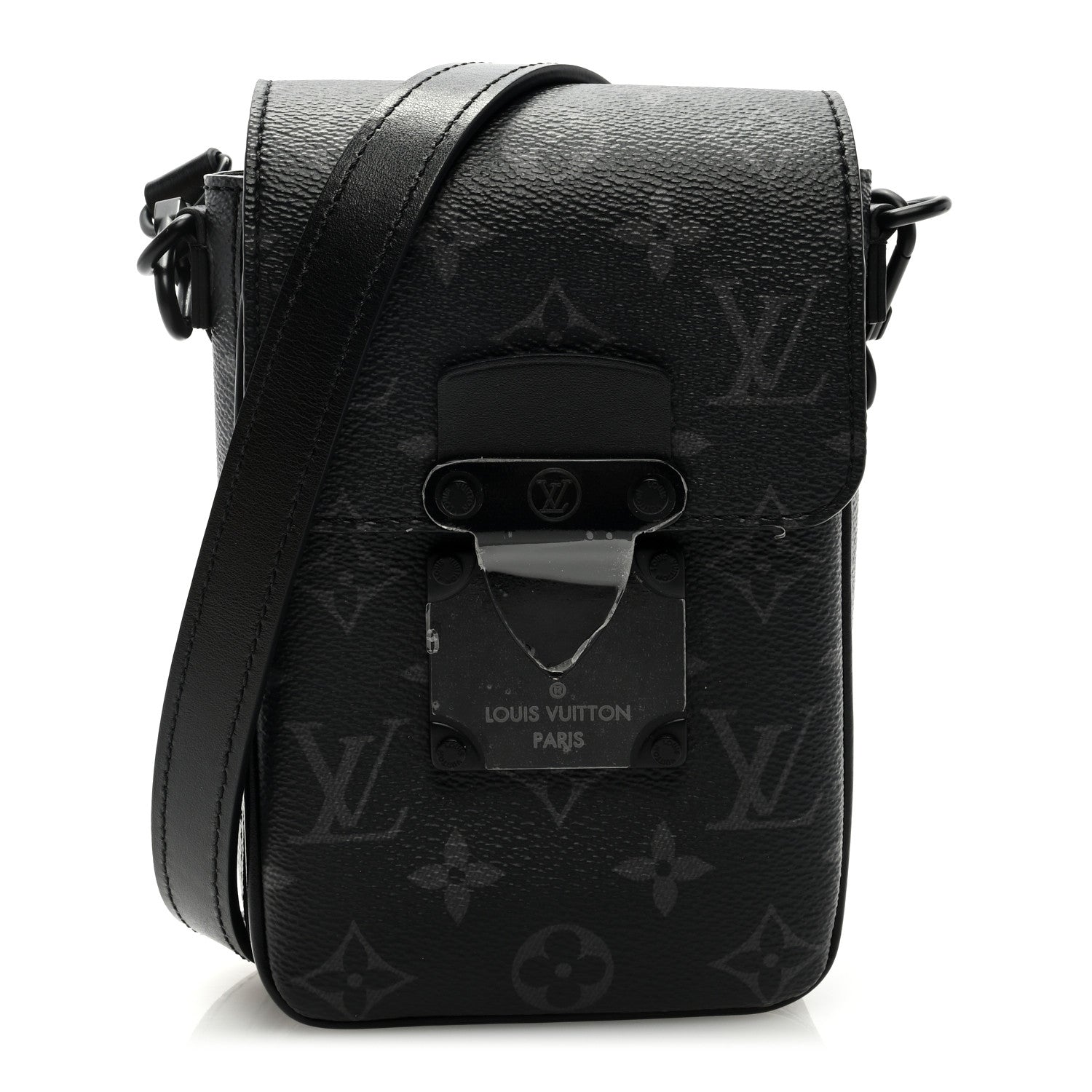 Louis Vuitton Monogram Eclipse S Lock Wearable Wallet 1 of 9