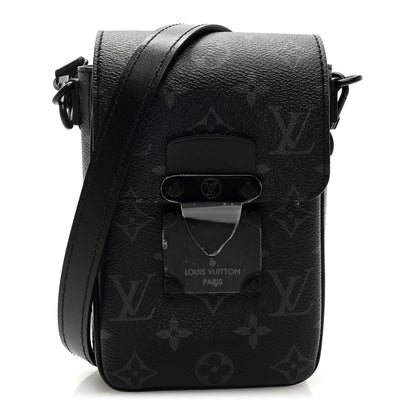 Louis Vuitton Monogram Eclipse S Lock Wearable Wallet 1 of 9
