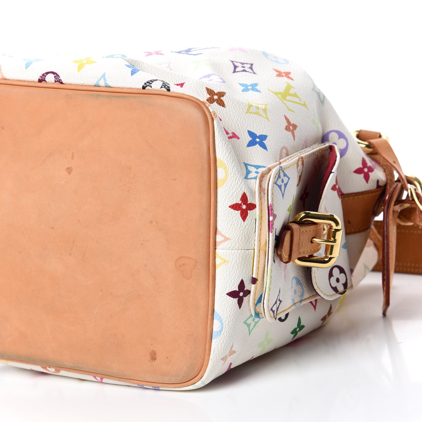 Monogram Multicolor Petit Noe White