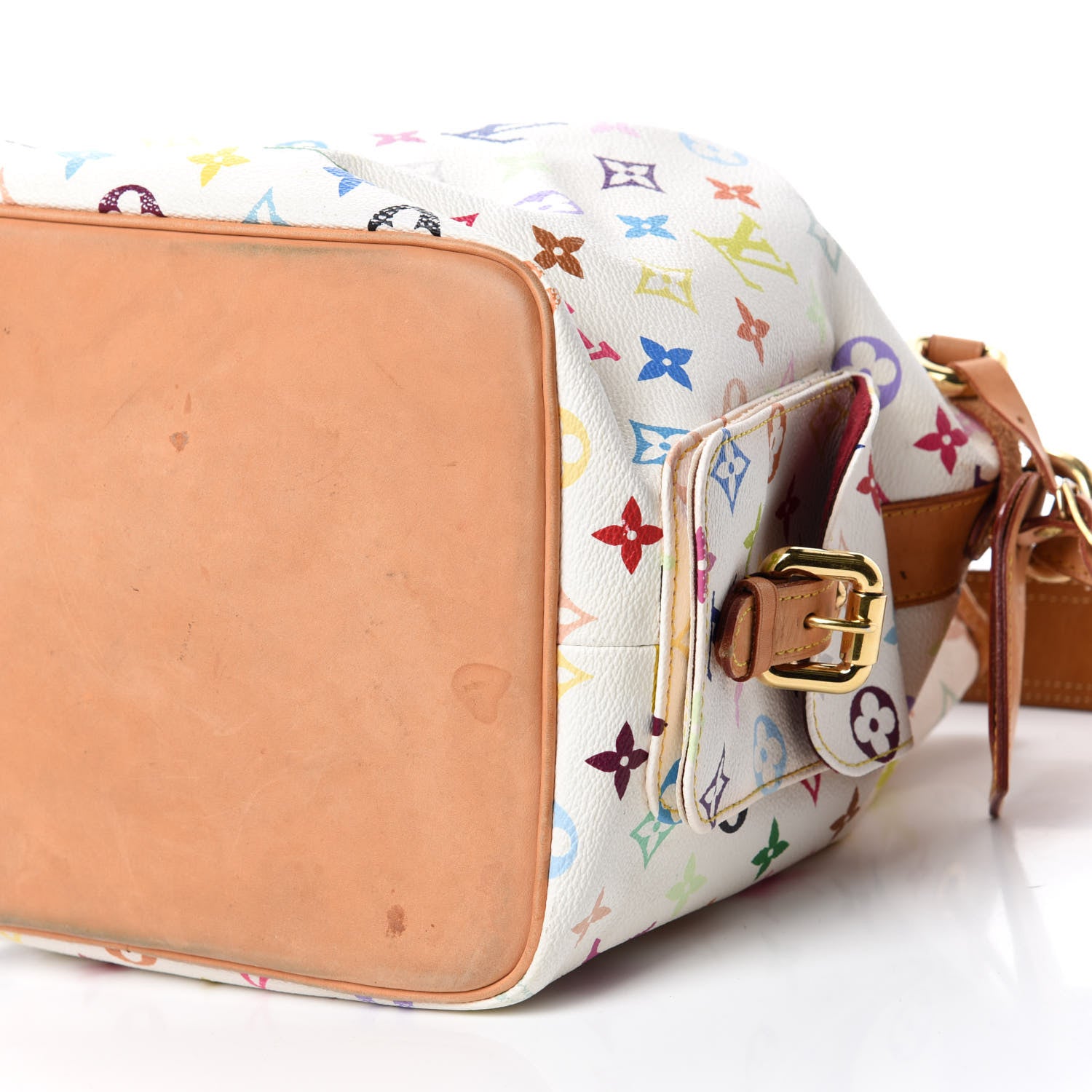 Louis Vuitton Monogram Multicolor Petit Noe White 7 of 10