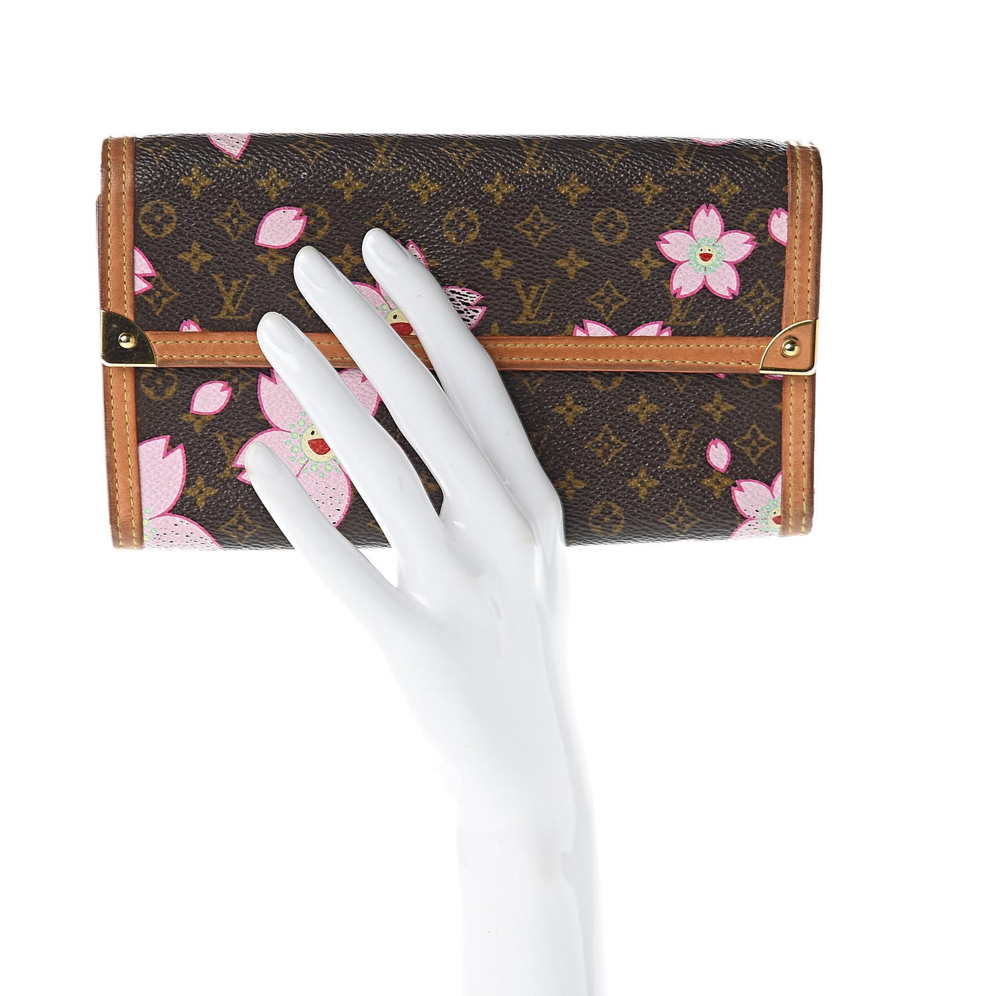 Monogram Cherry Blossom Porte Tresor International Wallet Brown