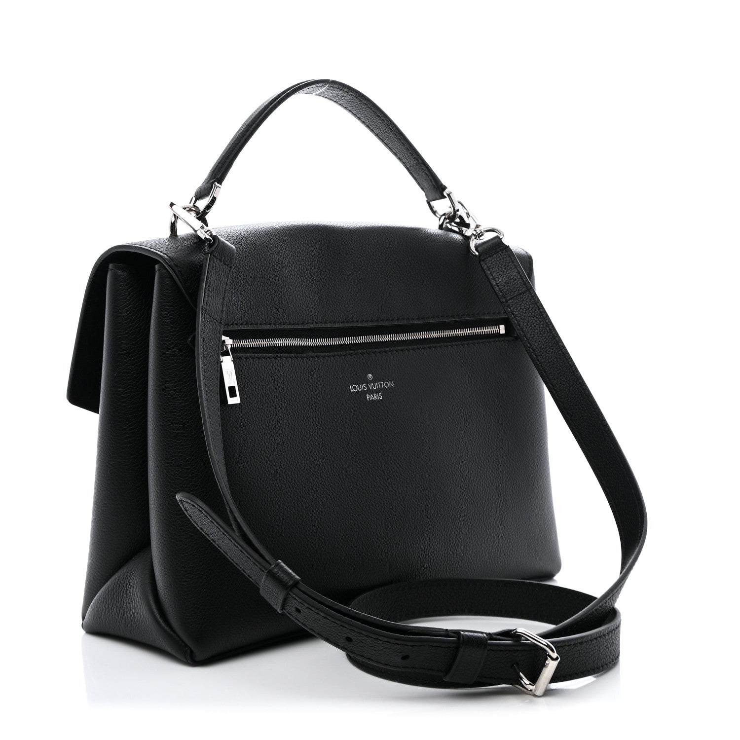 Louis Vuitton Soft Calfskin My Lockme Top Handle Black 3 of 15