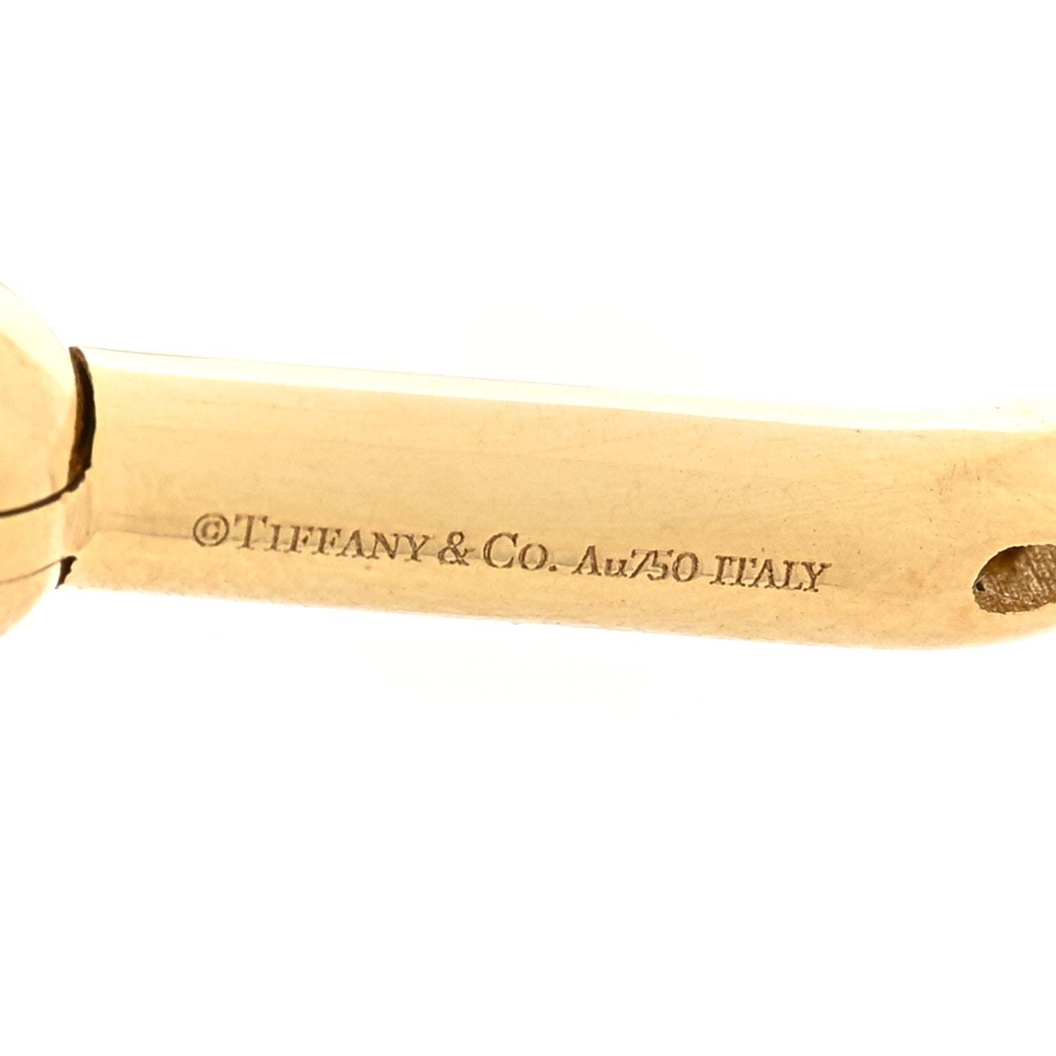 Tiffany 18K Yellow Gold Large HardWear Link Earrings 4 of 4