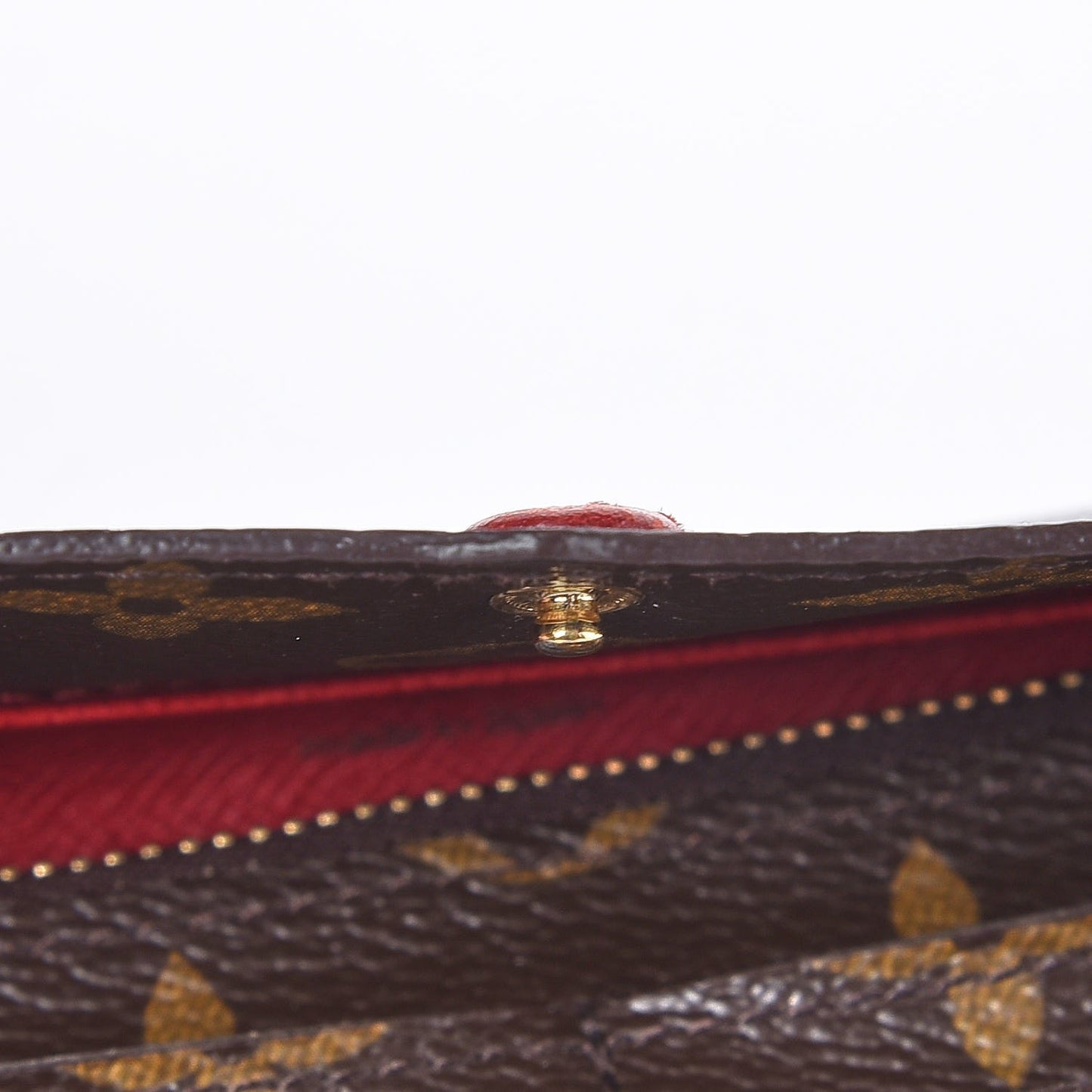 Monogram Emilie Wallet Red