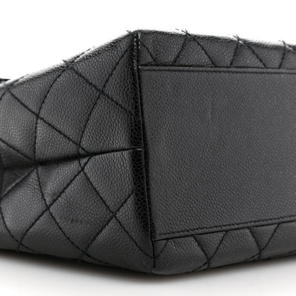 Chanel Caviar Quilted Jumbo Kelly Flap Black 9 of 13