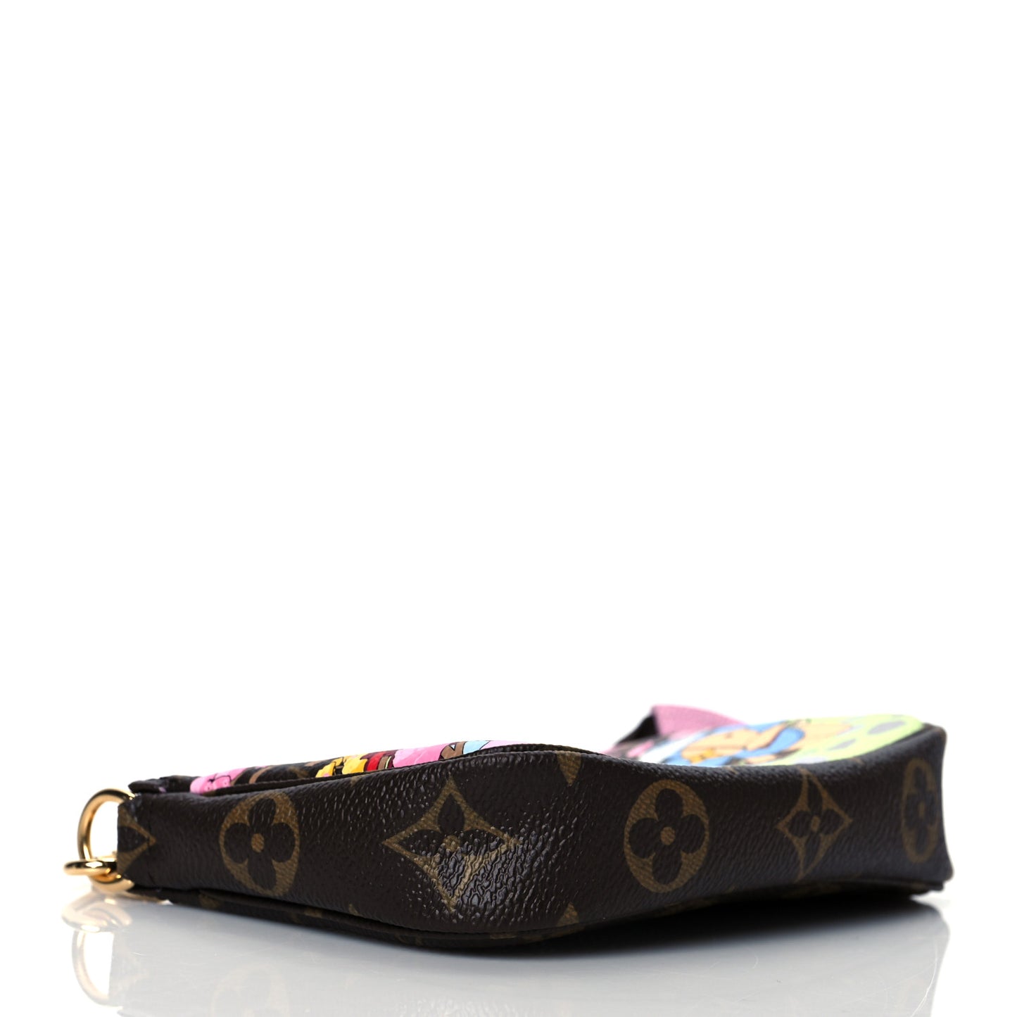 Monogram 2021 Christmas Animation Japanese Garden Mini Pochette Accessories Wisteria Pink