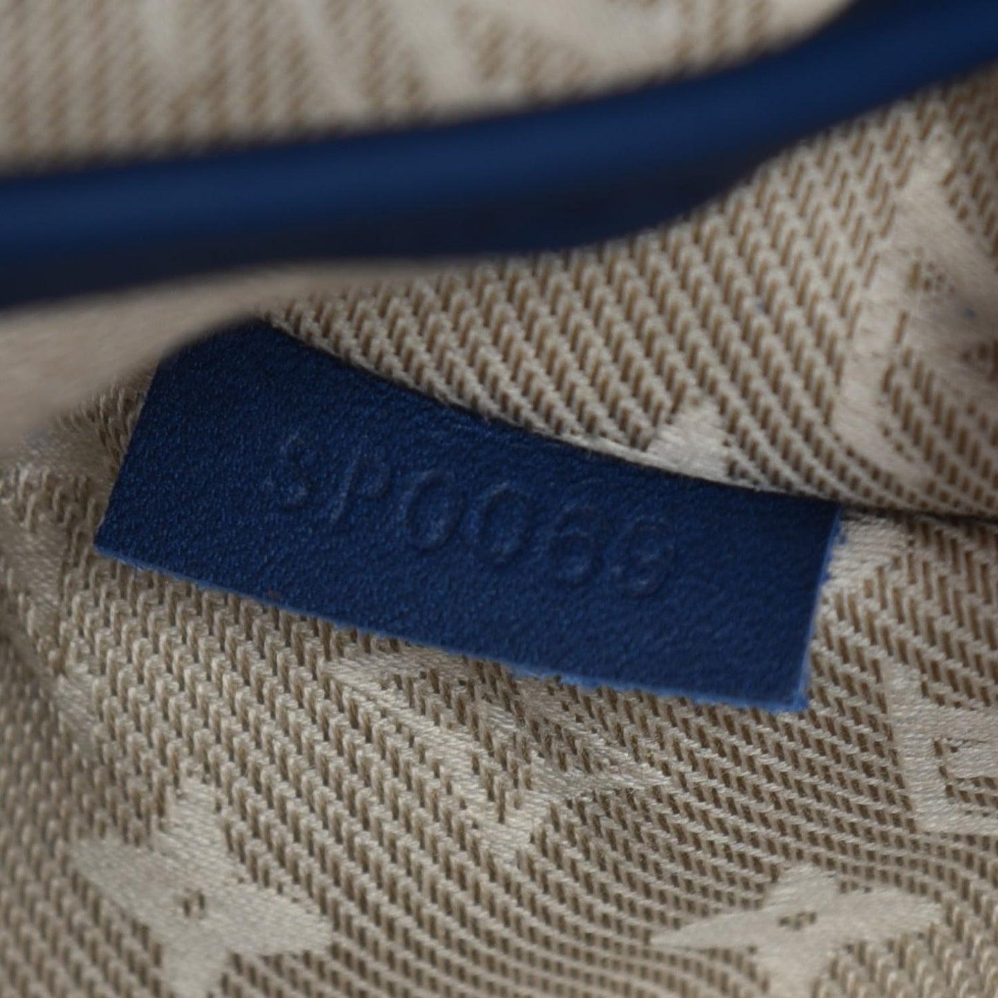 Supple Calfskin Paname Take Off Flight Bag Blue