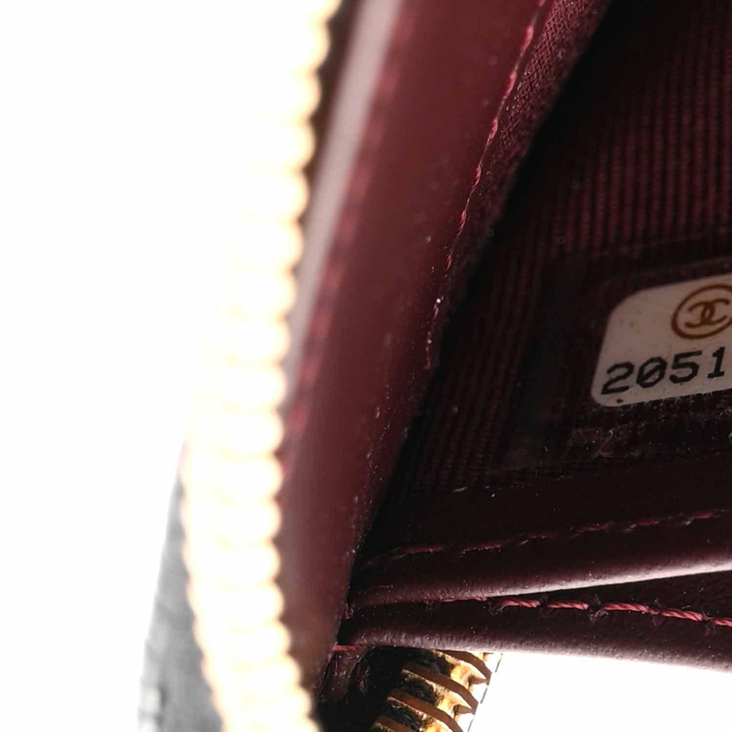Chanel Caviar Quilted Large Gusset Zip Around Wallet Black 7 of 7