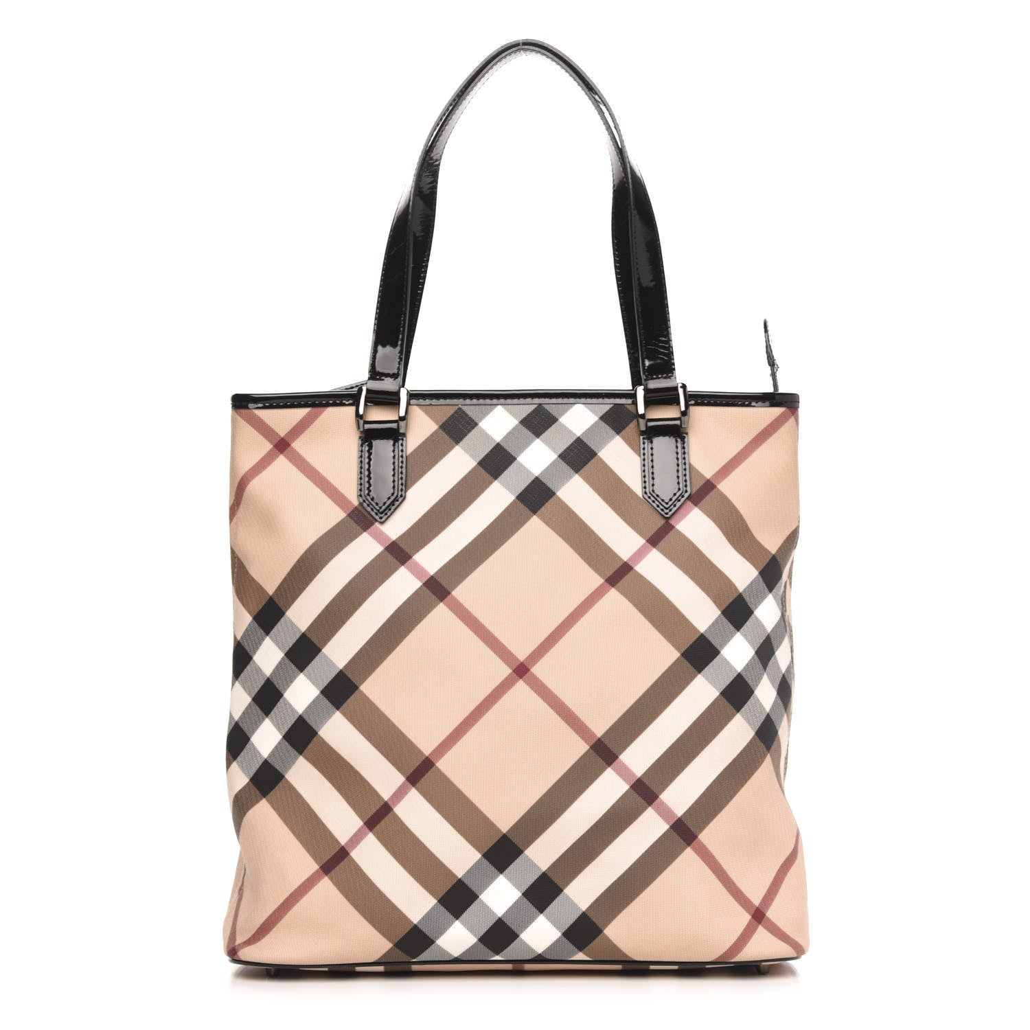 Burberry Supernova Check Tote Black 1 of 10