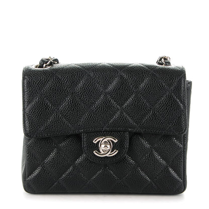 Chanel Caviar Quilted Mini Square Flap Black 1 of 8
