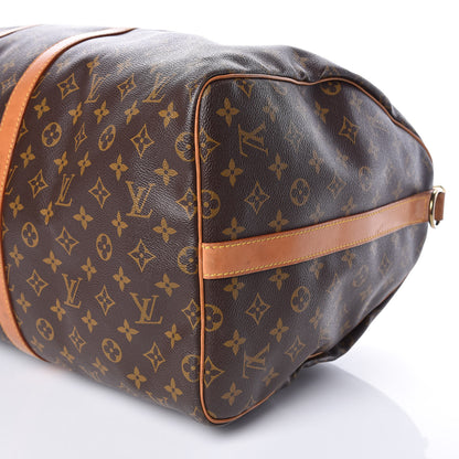 Louis Vuitton Monogram Keepall Bandouliere 55 6 of 17