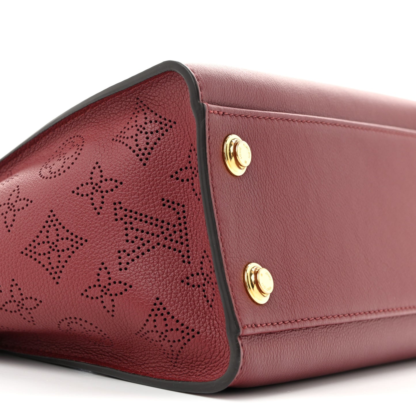 Calfskin Karung Snakeskin Mahina On My Side PM  Griotte Red