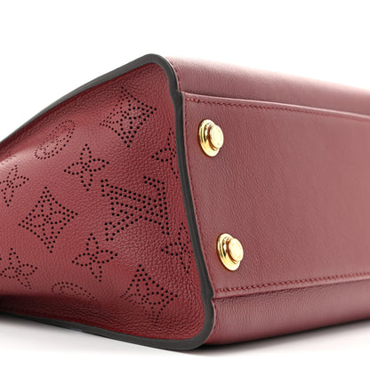 Louis Vuitton Calfskin Karung Snakeskin Mahina On My Side PM  Griotte Red 8 of 10