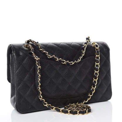 Chanel Caviar Quilted Medium Double Flap Black 3 of 10