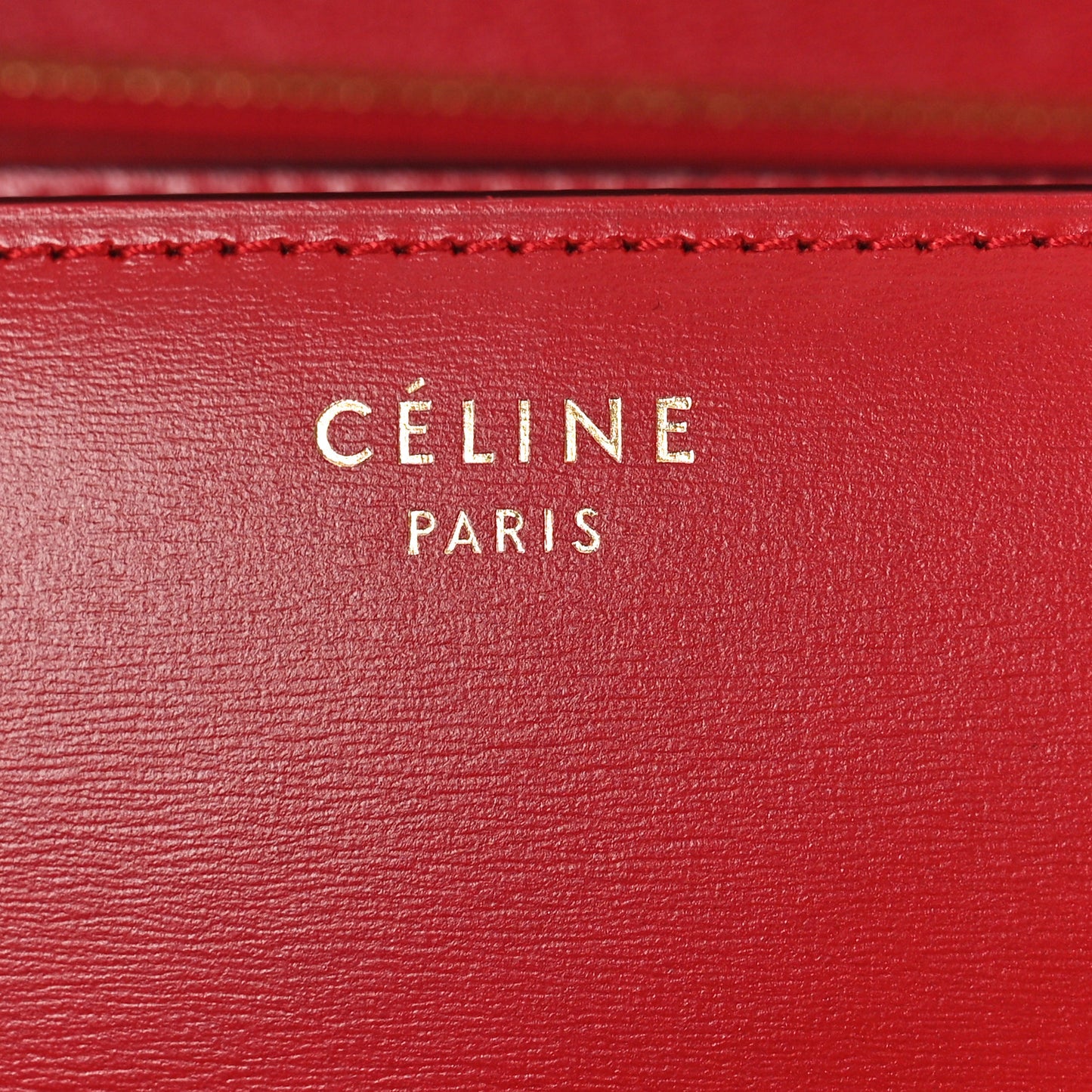 Box Calfskin Medium Classic Box Flap Bag Red