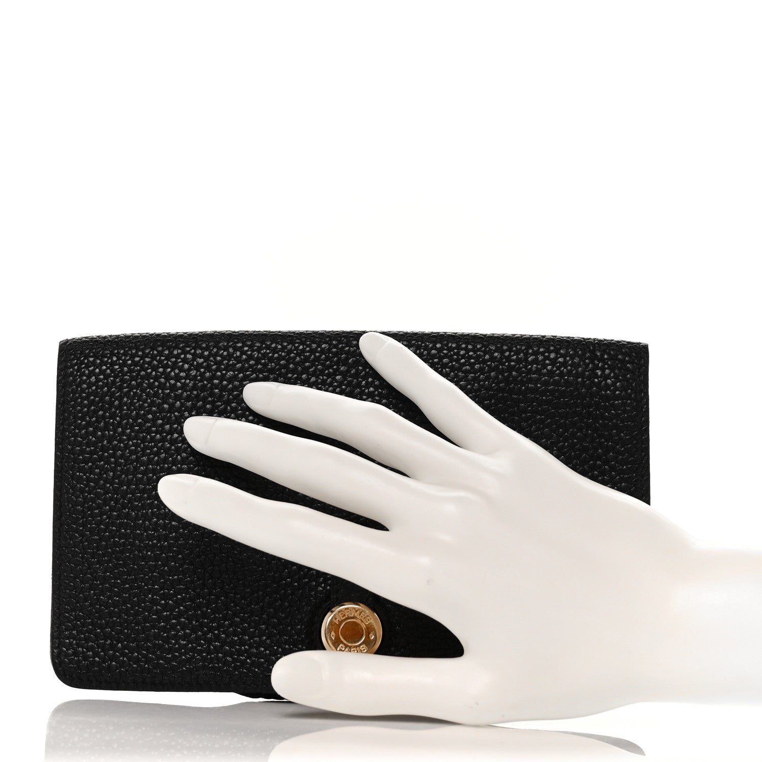 Hermes Togo Dogon Wallet Black 2 of 8