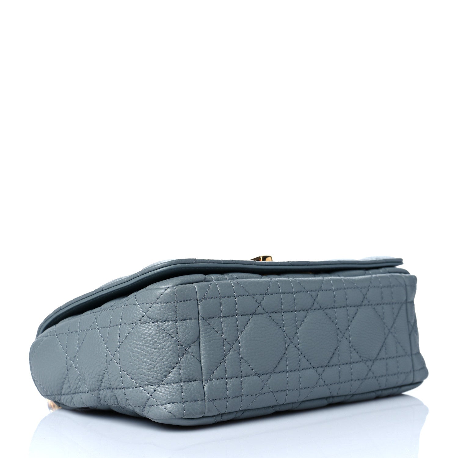 Christian Dior Calfskin Cannage Small Caro Bag Cloud Blue 3 of 9