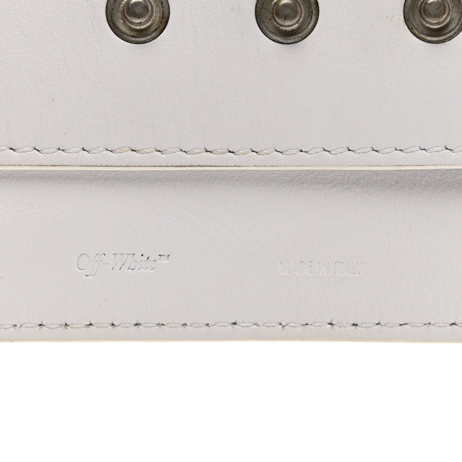 Off-White Calfskin Sculpture Belt Bag White 6 of 9