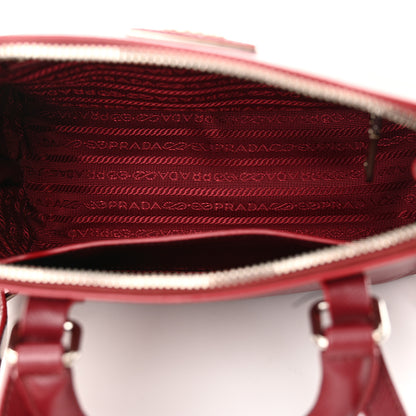 Prada Saffiano Lux Promenade Backpack Cherry 5 of 18