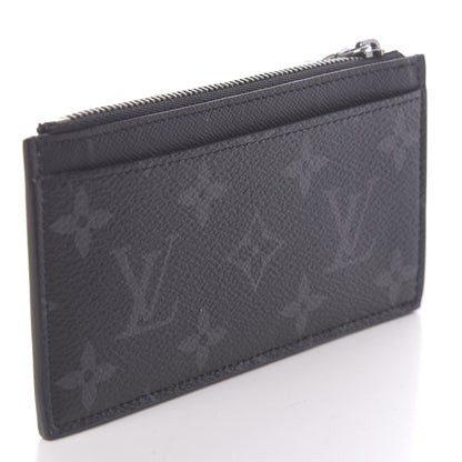 Louis Vuitton Reverse Monogram Eclipse Taiga Coin Card Holder 3 of 7