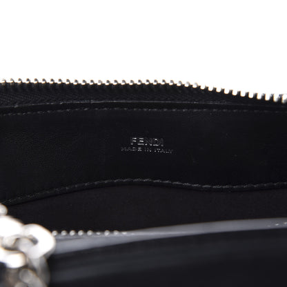 Fendi Shiny Nappa Trapuntata Small DotCom Click Top Handle Chain Satchel Black 10 of 11