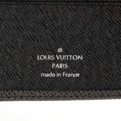Louis Vuitton Taiga Mens Billfold Wallet 3 Flaps Ardoise 6 of 7