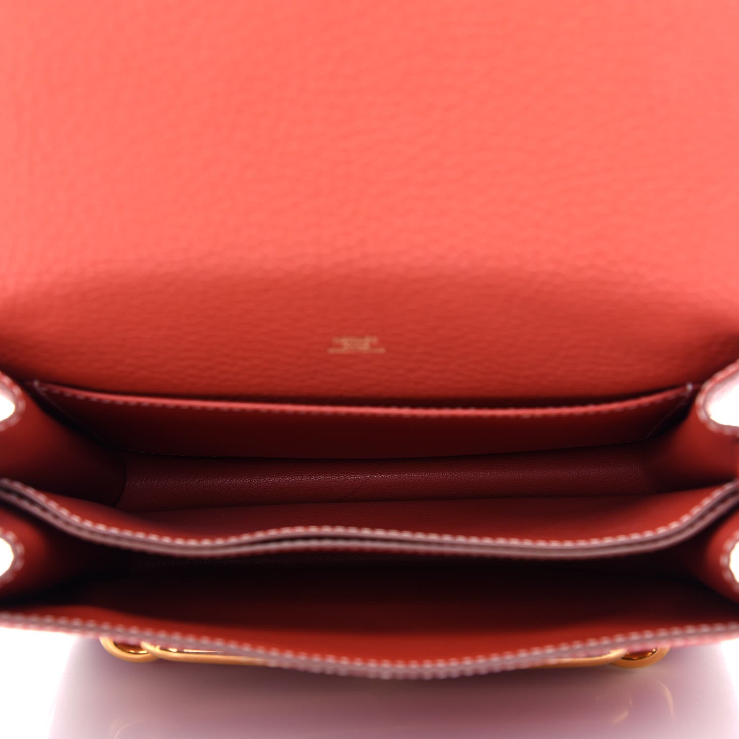 Hermes Taurillon Clemence Sac Roulis 23 Sanguine 5 of 9