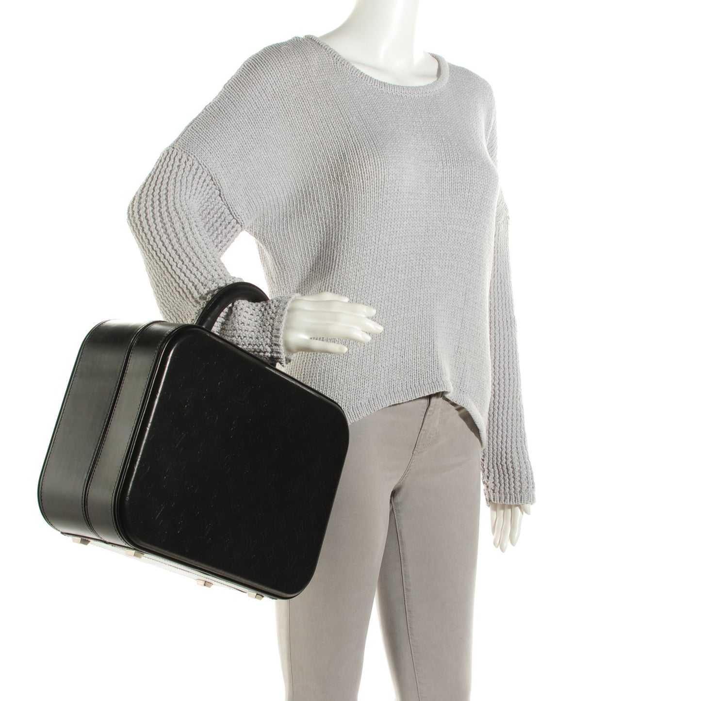 Monogram Glace Valisette MM Case Black