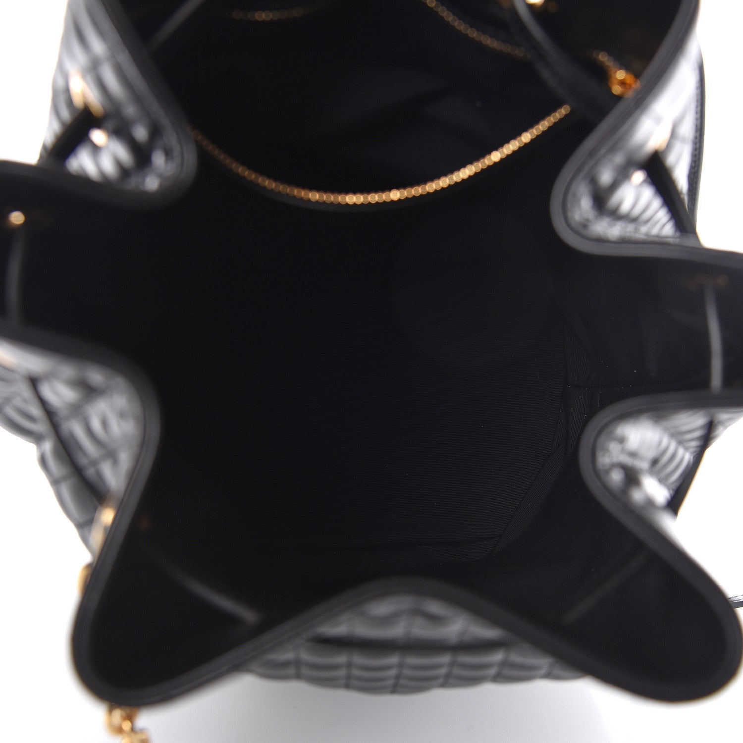 Celine Calfskin Quilted Small C Backpack Black 7 of 10