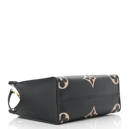 Louis Vuitton Empreinte Monogram Giant Onthego PM Black Beige 4 of 9