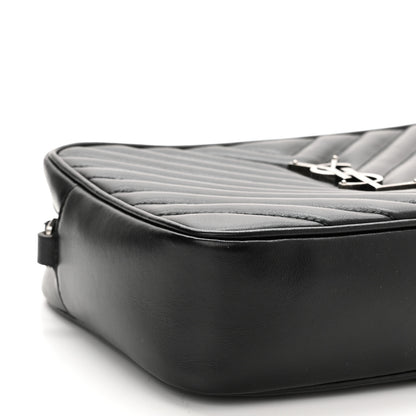 Saint Laurent Calfskin Matelasse Monogram Lou Camera Bag Black 10 of 12