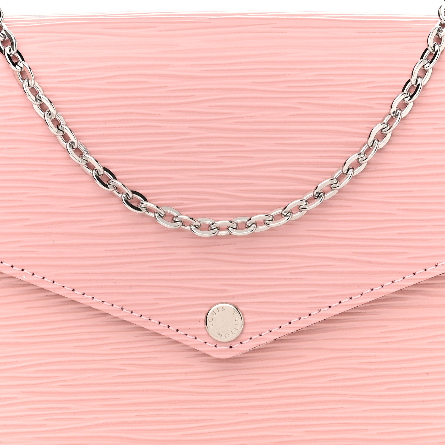 Louis Vuitton Epi Pochette Felicie Rose Ballerine 9 of 11