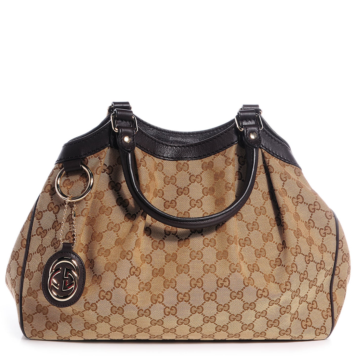 Monogram Medium Sukey Tote Brown