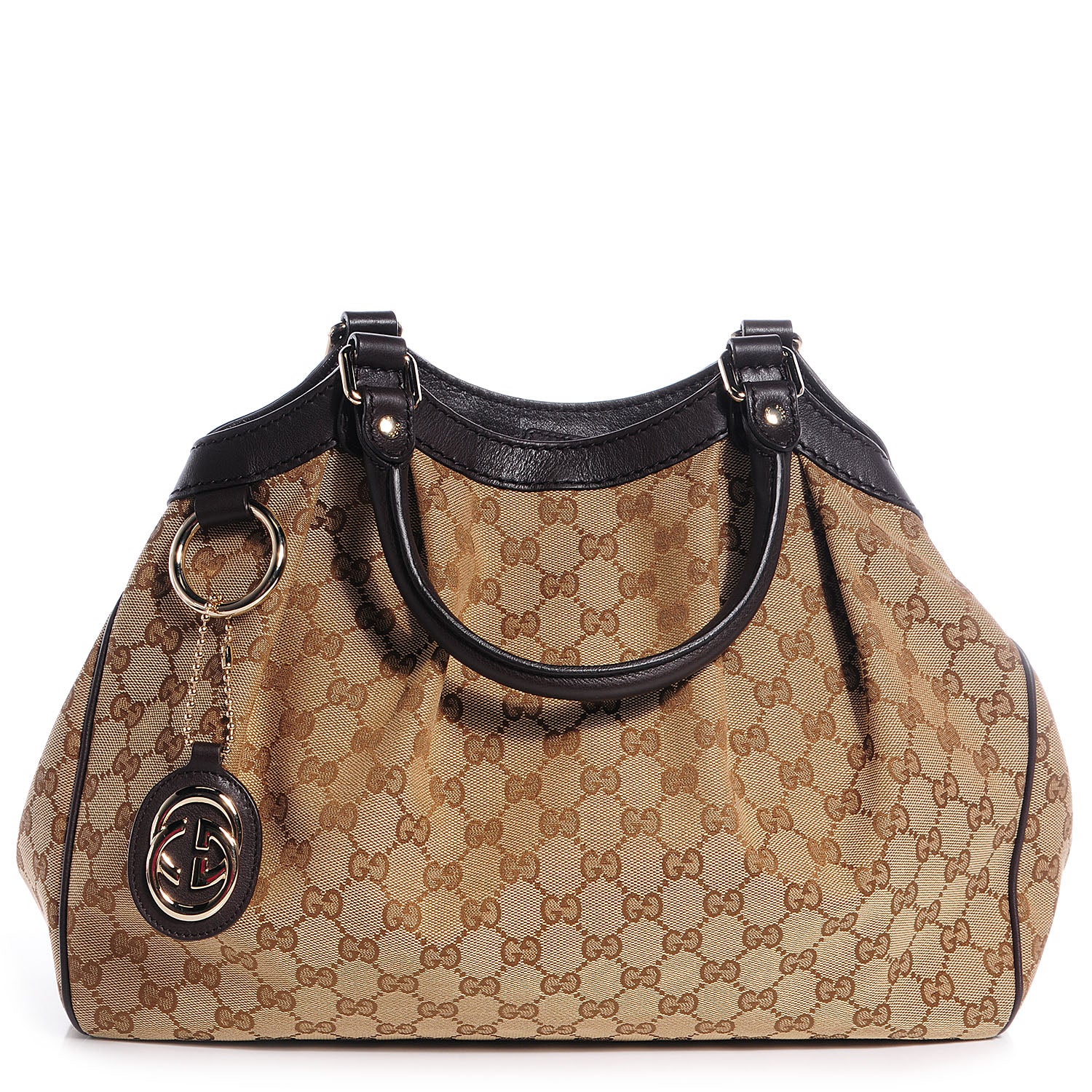 Gucci Monogram Medium Sukey Tote Brown 1 of 7