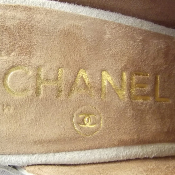 Chanel Suede Camellia Clogs 36 11 of 11